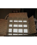 Cardboard Dividers 5 Sets 8 1/2&quot; X 11&quot; X 2&quot; High 12 cell  Med Piority Box - $2.10
