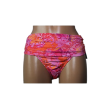Ralph Lauren Womens Banded Swimwear Hipster Bikini Bottom,Pink/Orange Si... - $43.54
