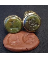 Paar antike alte Jade Stein Mystisch Tier Vogel Schnitzerei Jade seltene... - €48,29 EUR