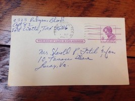 Vtg 1964 SMU Fort Worth Texas Luray Virginia Kemper Fitch Letter Home Po... - $16.82