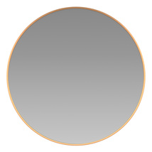Flash Furniture 36&quot; Round Gold Metal Framed Wall Mirror - Large Accent M... - $179.73