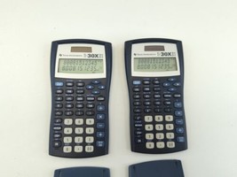 2 Count Texas Instruments Ti-30x IIS Scientific Calculator LCD Ti30xiis  - $16.40