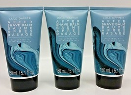 3 TUBES COLEDAPPER Sandalwood Scented After Shave Balm Men&#39;s Rejuvenate 5.1 ozEa - $28.70