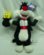 Wb Looney Tunes Magician Sylvester W/ Tweety Bird 14&quot; Plush Stuffed Animal Toy - £15.57 GBP