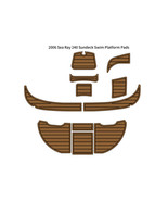 2006 Sea Ray 240 Sundeck Swim Platform Pad Boat EVA Foam Teak Deck Floor... - $510.66 CAD