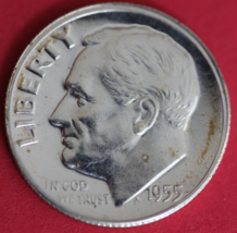 1955 Silver Proof Roosevelt Dime Exact Coin Shown  83 - $14.24
