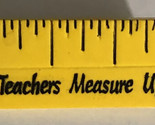 Teachers Measure Up Vintage Collectible Pin J1 - £6.23 GBP