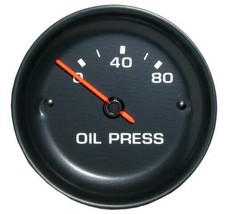 1977 Corvette Oil Pressure Gauge - AC Delco 80 Lbs Gauge With White Face - £71.18 GBP