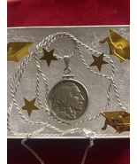 Graduation gift Buffalo coin necklace  - $115.00