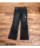 NWT Faded Glory Bootcut Blue Denim Jeans Medium Dark Wash Size 8A - $24.96 CAD