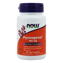 NOW Foods Pycnogenol 100 mg., 60 Vegetarian Capsules - £39.34 GBP