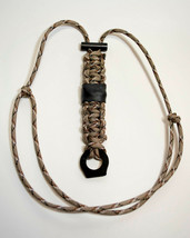 Adj. Fire Starter Necklace With Saw Camo Fish &amp; Fire 550 Paracord Surviv... - £9.87 GBP
