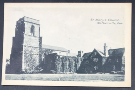 Vintage St Mary&#39;s Church Walkerville Ontario Canada Postcard Rumsey &amp; Co... - $9.49