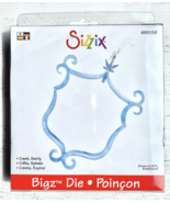 Sizzix Die Swirly Crest 5.5 X 6 inches, gently used, cut size: 4 3/8x5 5/8&quot; - $14.55