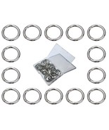 20 Pcs Zinc Alloy Round Carabiner Spring Snap Clips Hook Keychain Keyrin... - $14.99