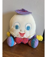 Vtg Avon 10.5&quot; Humpty Dumpty Plush Baby Toy Nursery Rhyme Decor SOUNDS WORK - £15.74 GBP
