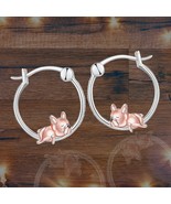 Sterling Silver French Bulldog Earrings Earrings For Women - $105.00