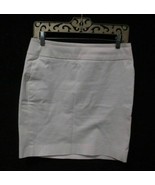 Ann Taylor Women&#39;s Petite Solid White Skirt Size 8P - £13.58 GBP