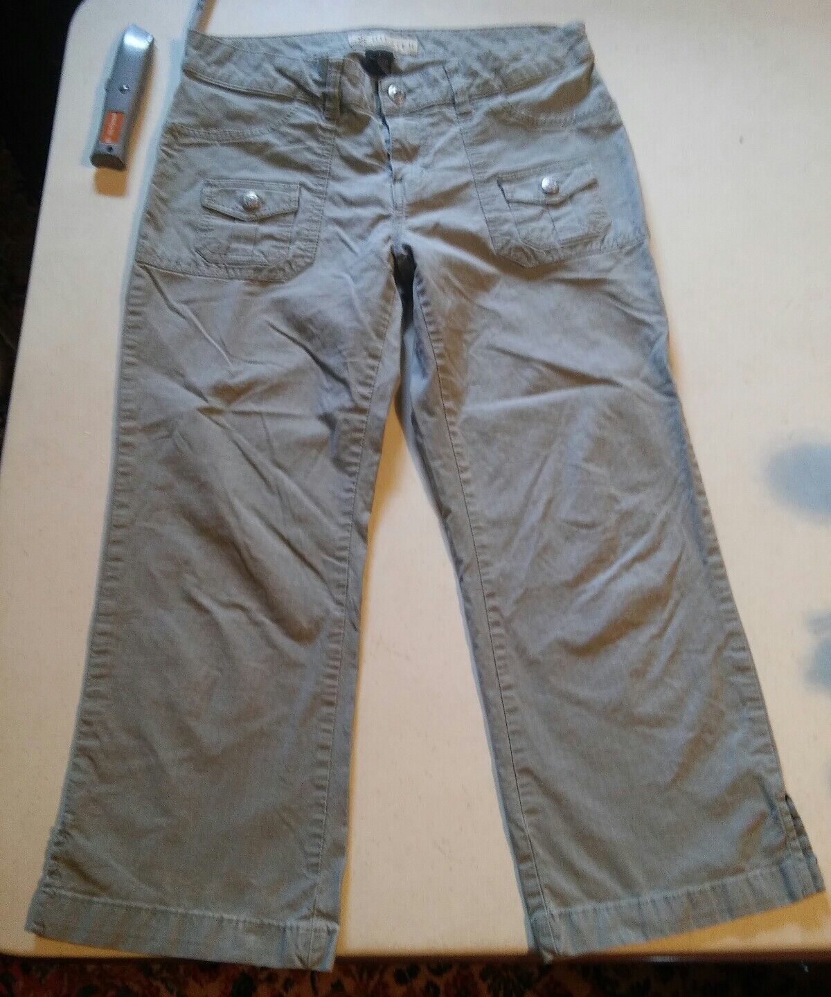 000 Girls Size 7 Arizona Jeans Hipster Pants Gray Color Women&#39;s? - $1.97