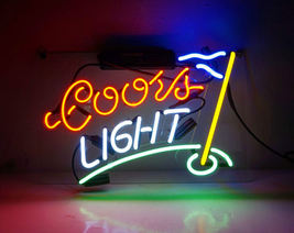 Handmade &#39;Coors Light&#39; Beer Bar Pub Decor Neon Light Sign 13&quot;x9&quot; - £55.49 GBP