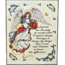 Dimensions Sunset Wisdom to Know Serenity Prayer Stamped Cross Stitch Kit 13093 - £26.06 GBP