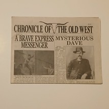 Chronicle of the Old West January 2008 A Brave Express Messenger - $149.98 MXN