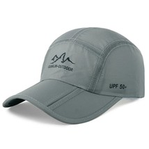 Folding Quick-Drying Mountaineering Baseball Cap Breathable Mesh Sports Cap Men - £9.43 GBP