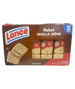 Lance Sandwich Crackers, Nekot Vanilla Creme Cookies  10 Packs - BB 11/8/25 - $136.85 MXN