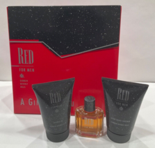 Red for Men by Giorgio Beverly Hills edt 0.5 oz shower gel and after shave sooth - $49.00