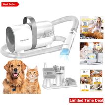 13000Pa Dog Grooming Vacuum with 1.5L Dust Cup &amp; 7 Grooming Tools - Low ... - $205.87