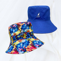 Kangol Floral Rev Blue | Yellow | Red Lahinch Bucket Hat - £94.91 GBP