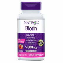 Natrol Biotin 5000 mcg., 250 Fast Dissolve Tablets - £17.55 GBP