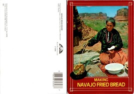 Arizona Valley Navajo Indian Squaw Preparing Fried Bread Food VTG Postcard - £7.51 GBP