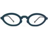 Vintage la Eyeworks Eyeglasses Frames ELLA 333M Matte Blue Thick Rim 45-... - $70.06