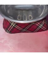 Vintage 4&quot; Weighted Bean Bag Ashtray Red Plaid (B4) - $458.07 MXN