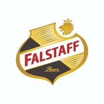 Vintage Falstaff Beer Decal Logo Bumper Sticker  3.5&quot; x 3.5&quot; - $3.59