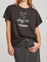 Chaser Sinner Tee In Vintage Black - $47.00