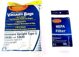 EnviroCare Replacement Vacuum Bags designed to fit Kenmore Uprights 5068... - $16.54
