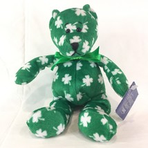 Heritage Collection by Ganz Paddy Shamrock Green Teddy w Tags Beanie Fro... - $13.85