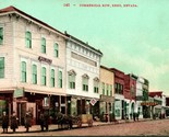 Vtg Postcard 1908 Commercial Row Reno, NV - Ed Mitchell Pub Palace Obero... - $37.36