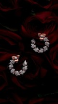5 Ct Round D/VVS1 Diamond Stud Dangle Earrings 14K White Gold Fn Screw Back - £132.41 GBP