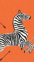 Caspari Entertaining 12182G Zebras Guest Towel, Orange, 15-Pack - $12.35