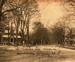 Main Street Dirt Street View Concord Massachusetts MA 1907 UDB Postcard - £11.86 GBP