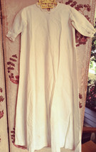 Early 1900&#39;s Baby Gown Simple lace trim - $28.00