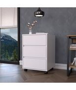 Vienna Three Drawers Filing Cabinet; Roller Blade Glide - $246.10