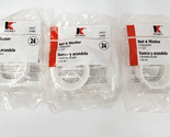 Keeney Nut &amp; Washer 1-1/2&quot; Plastic Slip Joint Polywasher 24621 55WK Lot ... - $9.00