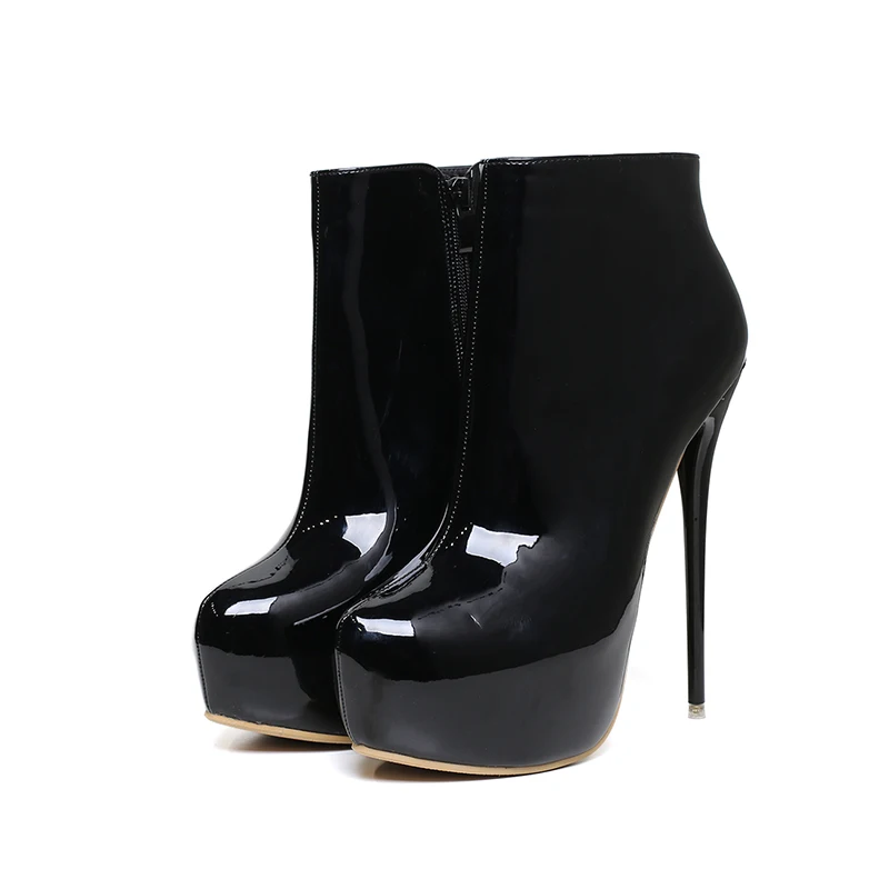 Women Ankle Boots Platform 16cm Super Boots Club Party Extreme Fetish Stiletto P - $124.79