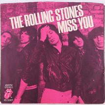 The Rolling Stones – Miss You / Far Away Eyes - 1978 45 rpm 7&quot; Record RS-19307 - £6.76 GBP