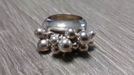 Rare 925 Sterling Silver Silpada Cha Cha Jingle Jangle Ring Sz 6.5 Free Shipping - $59.99