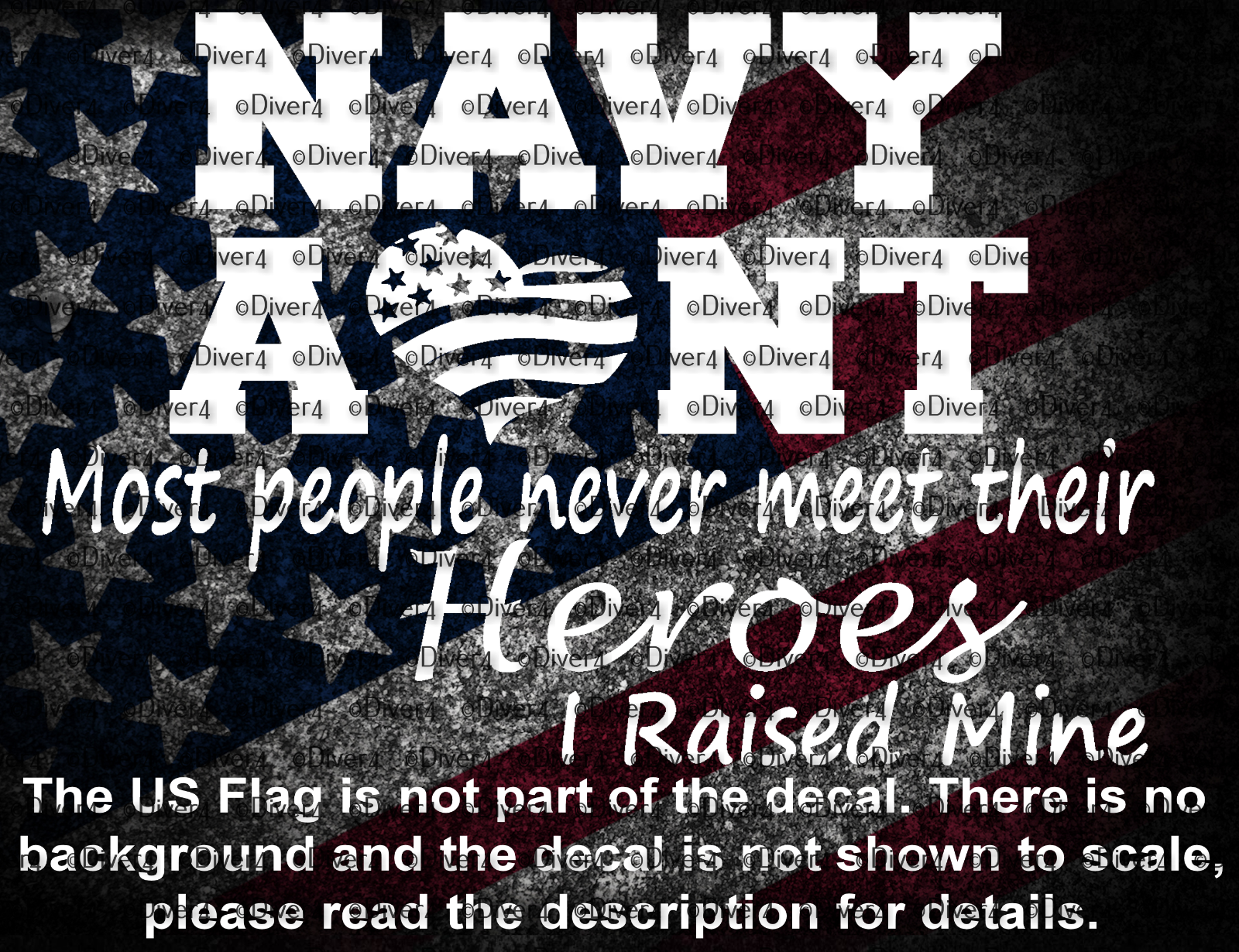 Navy Aunt Most People Never Meet Their Heroes I Raised Mine US Made - $6.23+